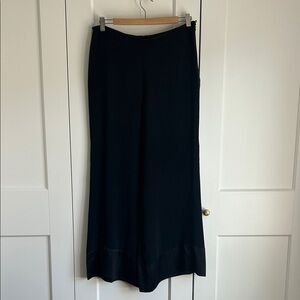 Escada Black Silk Flowy Women's Pants | 40